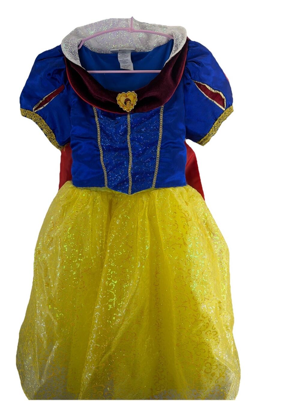 Disney Snow White Deluxe Designer Costume Dress Small 6 6x Princess Cape Magic